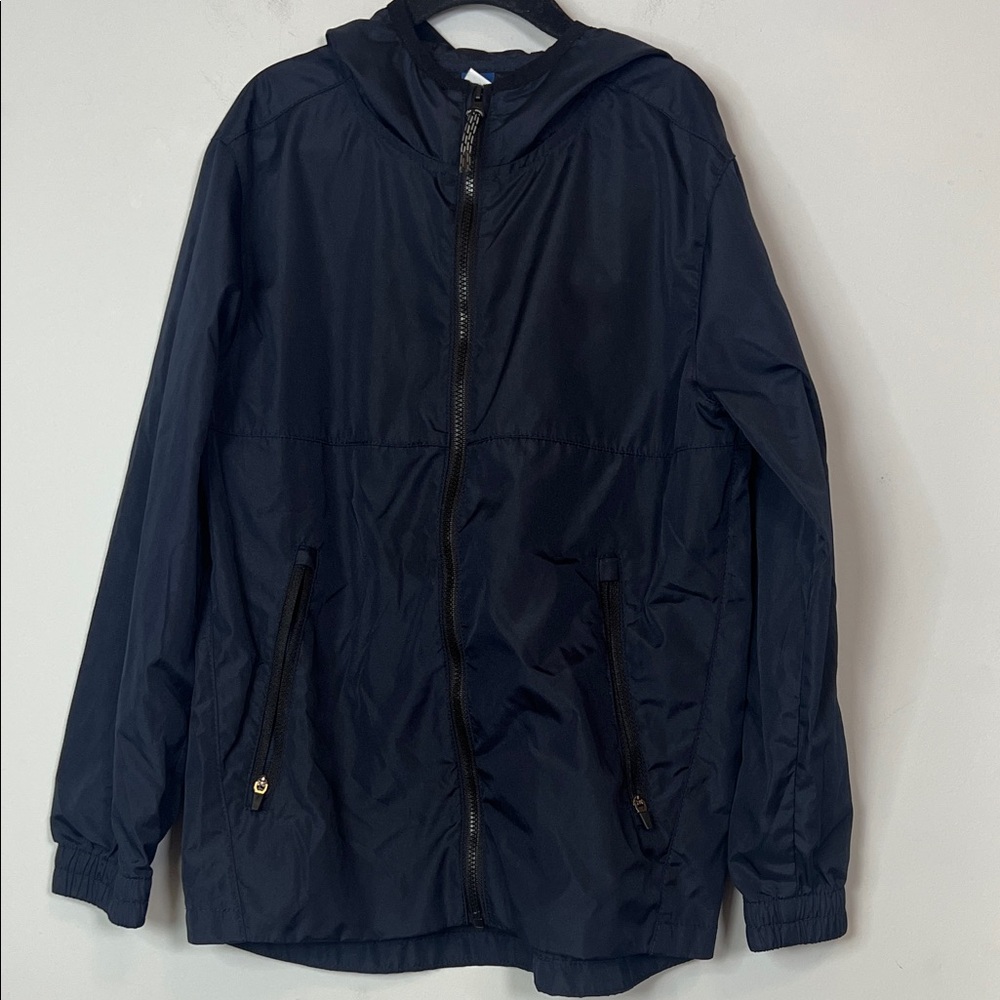 Old Navy Kid's Dark Navy‎ Blue Lightweight Windbreaker Jacket Boys Size 8